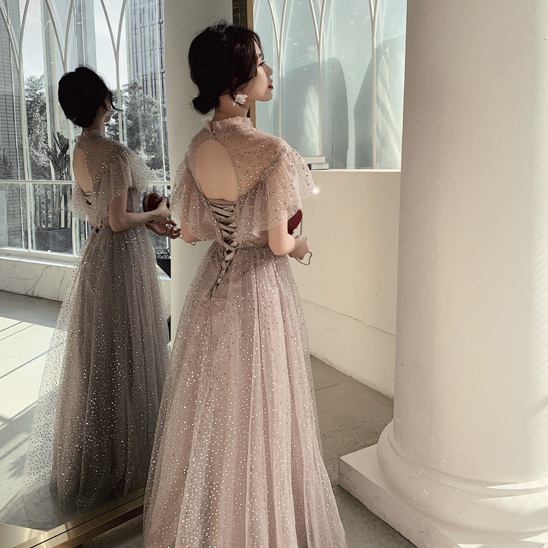 Sparkly A-Line Tulle Prom Dress - Elegant Long Evening Gown for Formal Events | Perfect for Homecoming, Prom Night & Special Occasions