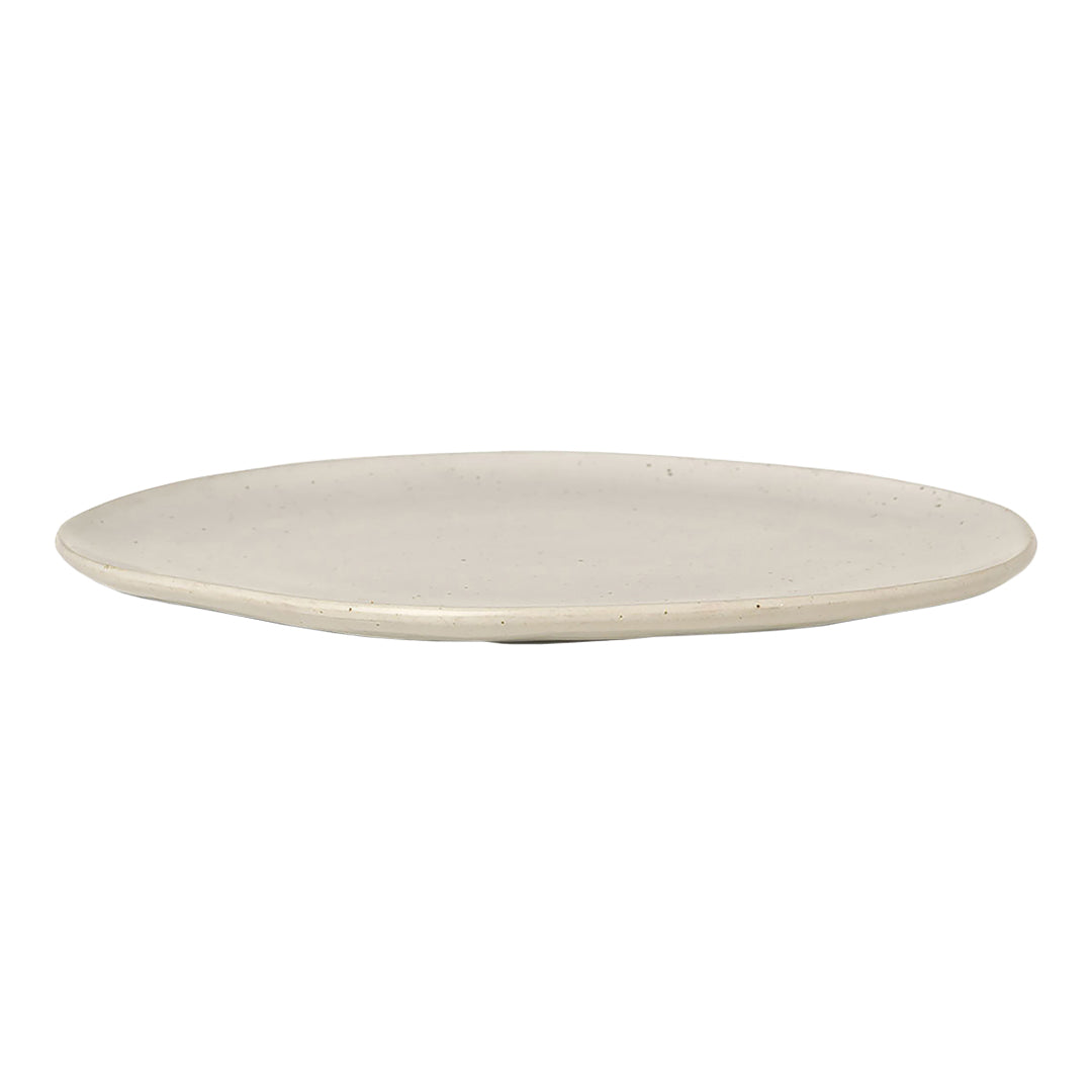 Ferm Living Flow Plate - Minimalist Ceramic Dinner Plate Set for Modern Dining | Perfect for Restaurants, Home Decor & Stylish Table Settings