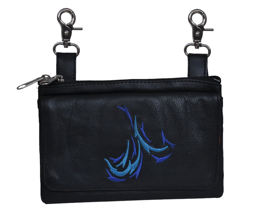 2-Tone Blue Clip Bag - Stylish and Functional Crossbody Purse for Women, Perfect for Travel, Shopping, and Everyday Use