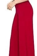 Comfortable Solid Color Everyday Palazzo Pants for Women - Perfect for Office, Travel & Casual Wear