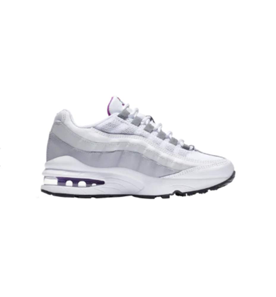 Nike Air Max 95 GS Big Kids Running Shoes - Size 6 (BV4368-100) | Comfortable Sneakers for School, Sports & Everyday Wear
