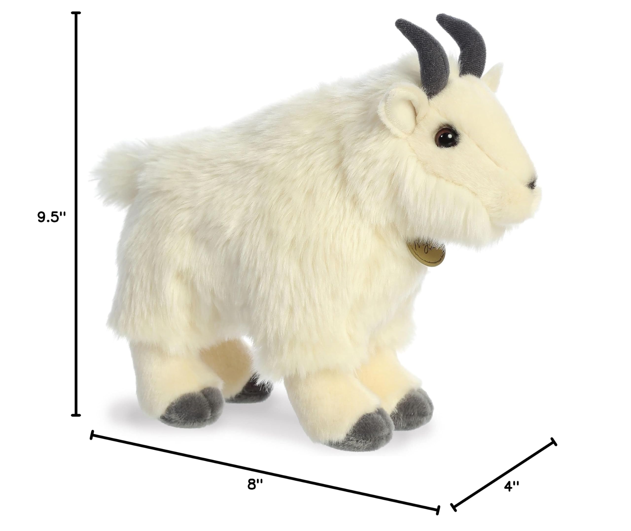 Aurora® Realistic Miyoni® Mountain Goat Plush Toy - 10