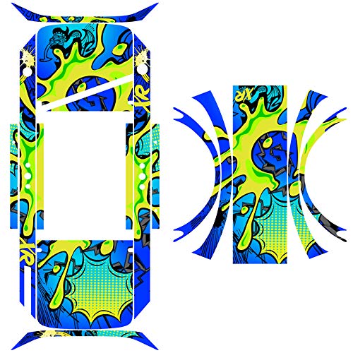 OneWheel Plus XR Graphics Kit - Zany Blue Design Rail & Fender Decals with Grip Tape - Earth SURF Collection by Senge Graphics Inc. - Customize Your Electric Skateboard for Street Surfing & Urban Commuting