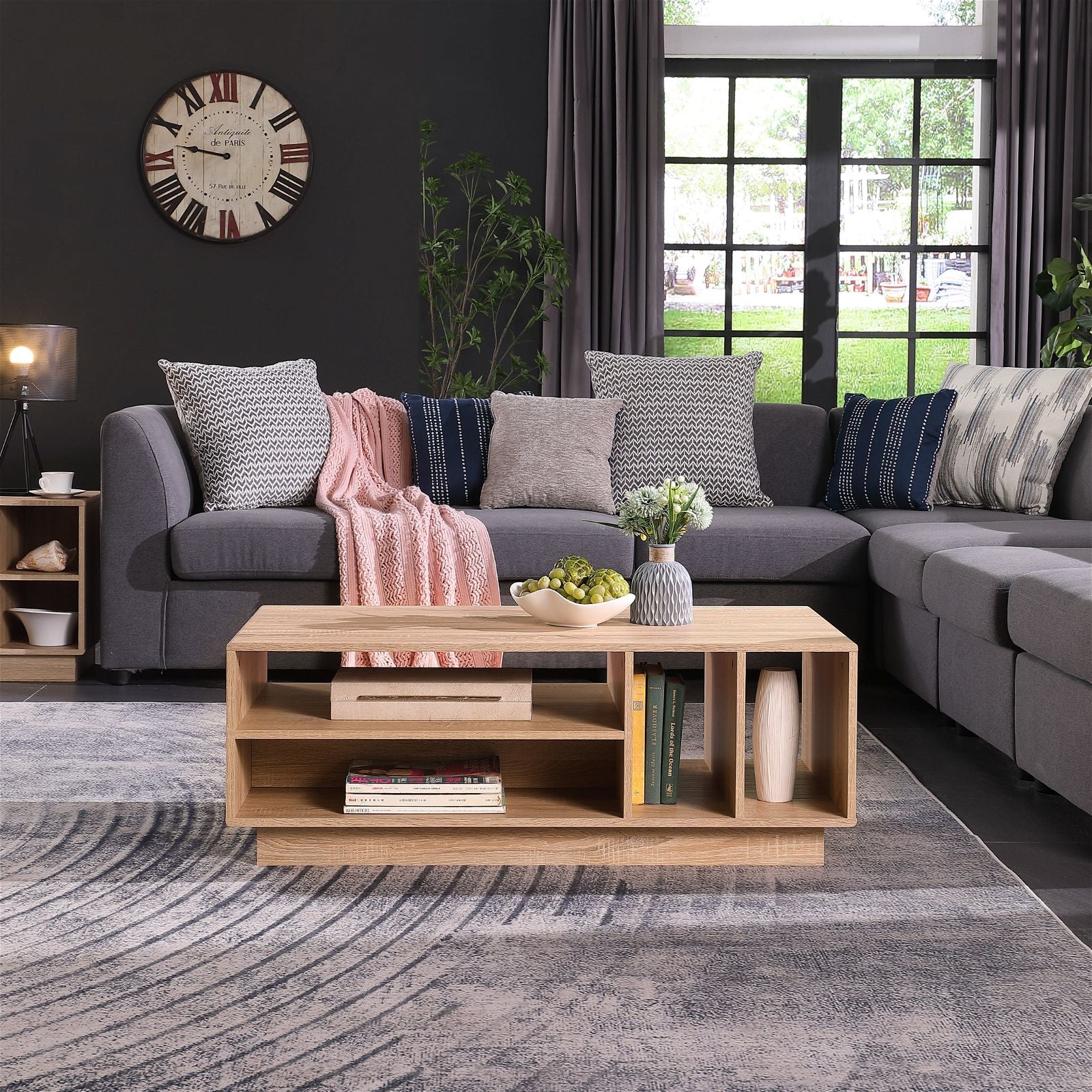 Tauris™ Encore Light Oak Coffee Table - Modern Living Room Furniture for Home Decor & Stylish Gatherings