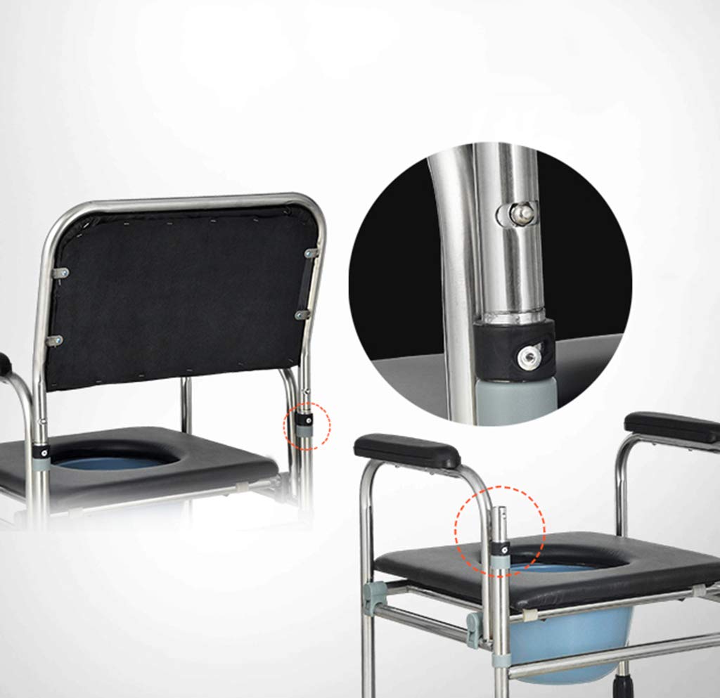 **Lightweight Adjustable Height Folding Bedside Commode for Adults – Padded Seat, Safety Frame Rails, Max 150kg Capacity – Ideal for Elderly, Disabled & Post-Surgery Home Care**    (优化说明：符合SEO规范，突出关键词，增加使用场景，简洁清晰)