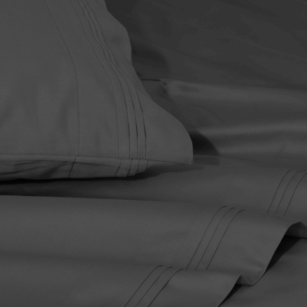 1000 Thread Count Egyptian Cotton Bed Sheet Set - Super Soft Luxury Sheets for Olympic Queen Size Bed - Perfect for Home, Hotel & Guest Room Comfort