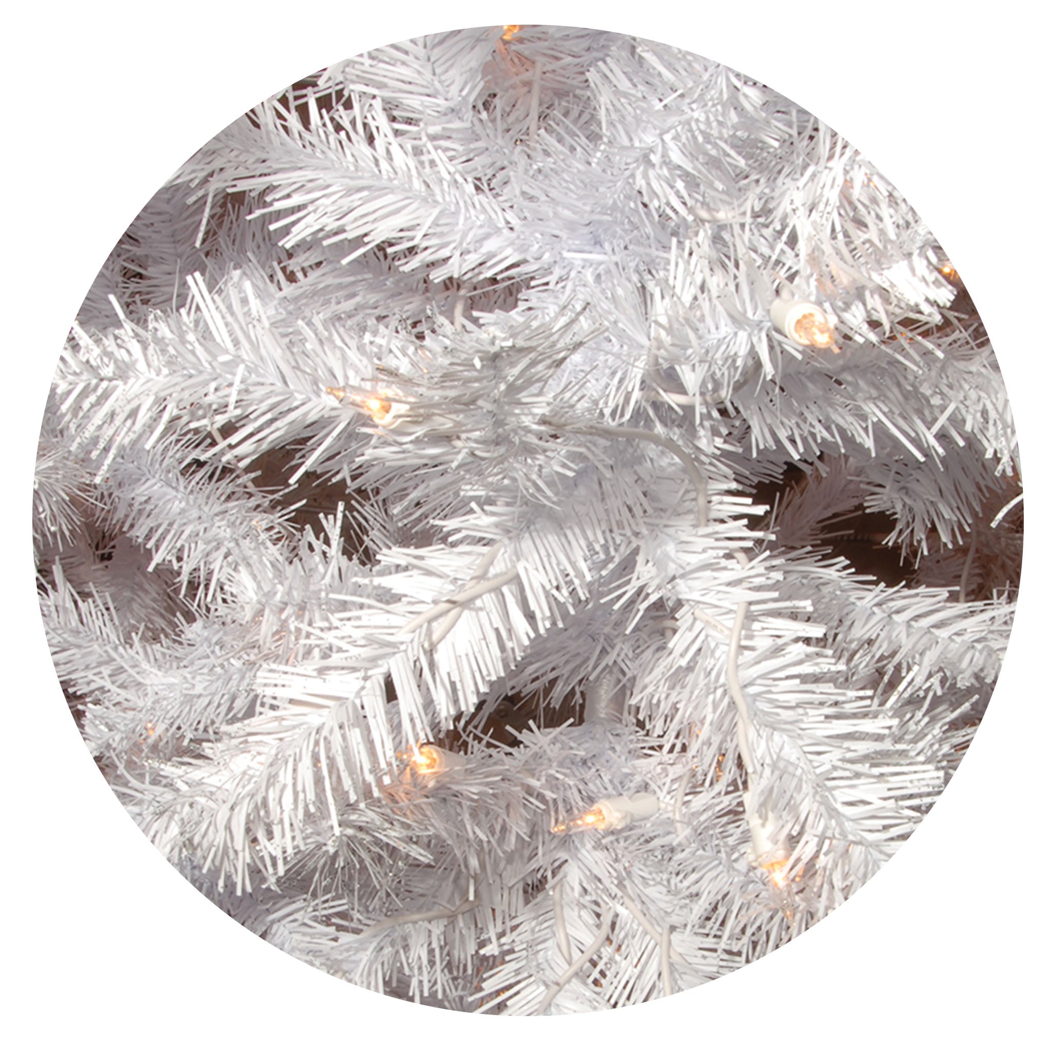 7.5 ft Pre-Lit North Valley Spruce Artificial Christmas Tree with 500 Clear LED Lights - Perfect for Living Room, Office, and Holiday Decorations