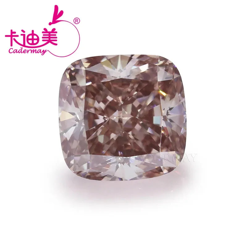 1.55CT Brown CVD Lab Grown Diamond Loose Stone - VVS1 Clarity, Cushion Shape EX Cut for Jewelry Making | Engagement Rings, Necklaces & Custom Designs
