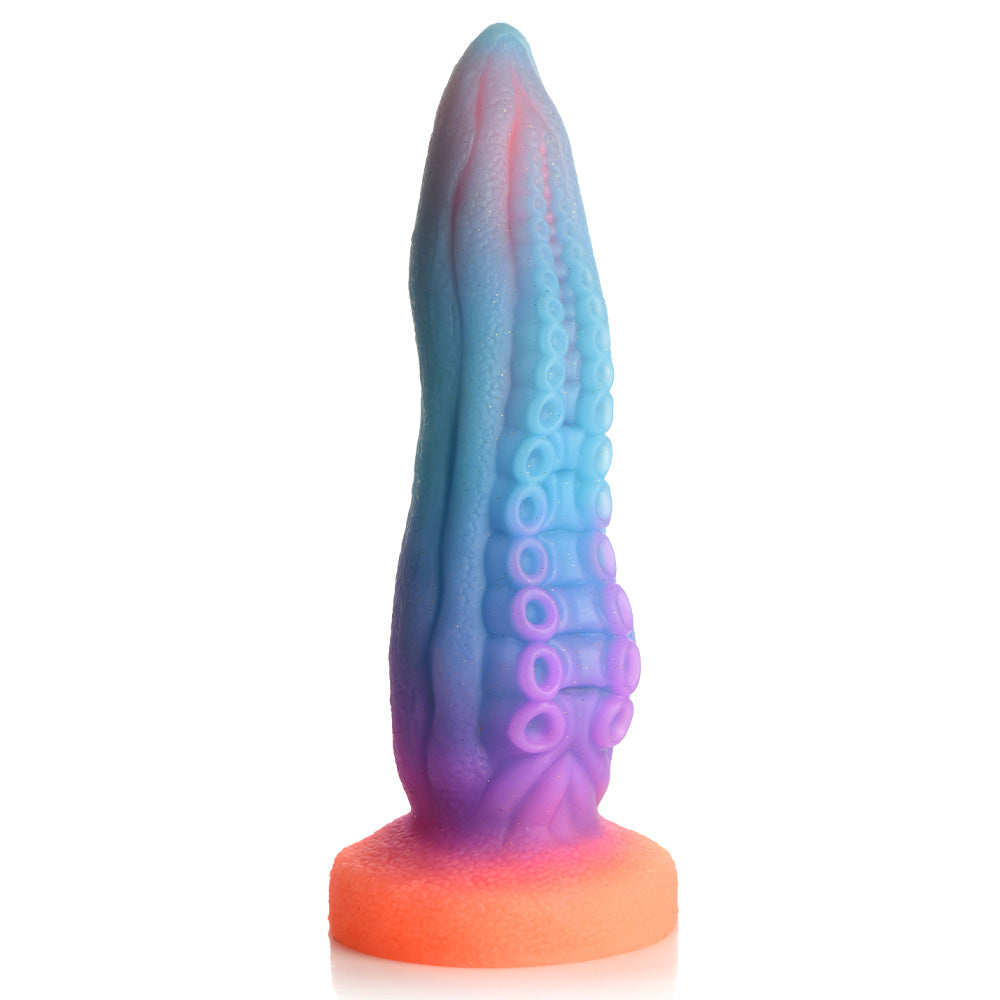 Glow in the Dark Silicone Tentacle Dildo - Fantasy Adult Toy for Couples & Solo Play - Perfect for Roleplay & Sensory Exploration