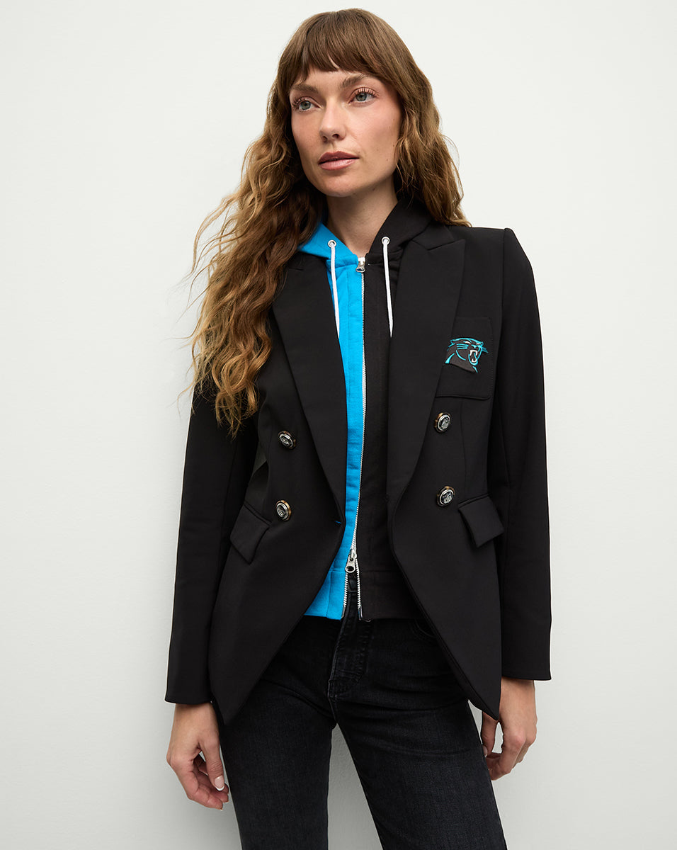 Carolina Panthers Dickey Jacket - NFL Team Logo Fleece-Lined Warm Jacket for Men & Women - Perfect for Football Games, Tailgating, and Winter Outdoors