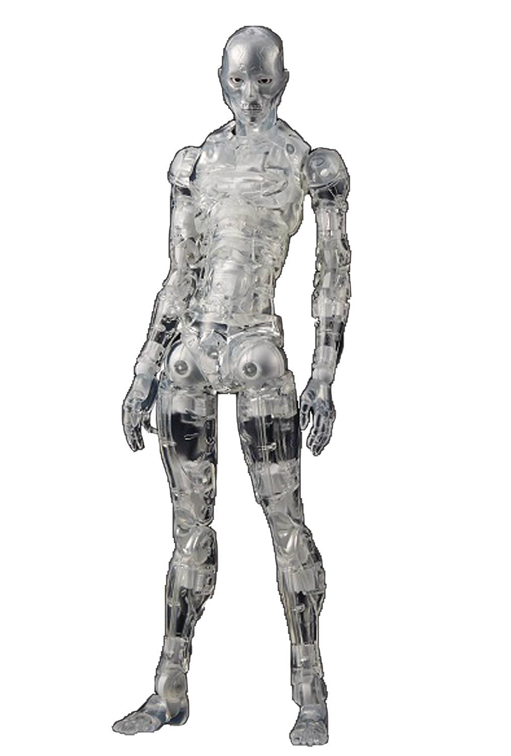 1000toys TOA Heavy Industries Synthetic Human 1/6 Scale Action Figure (Clear Version) - Premium Collectible for Display & Photography - Perfect for Anime Fans & Model Enthusiasts