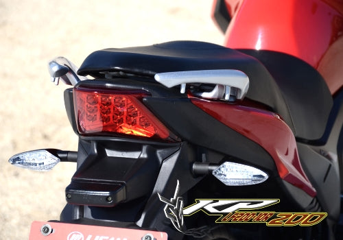 Venom KP200 200cc Fuel Injected Motorcycle - 6-Speed Manual Transmission for Commuting & Adventure Riding