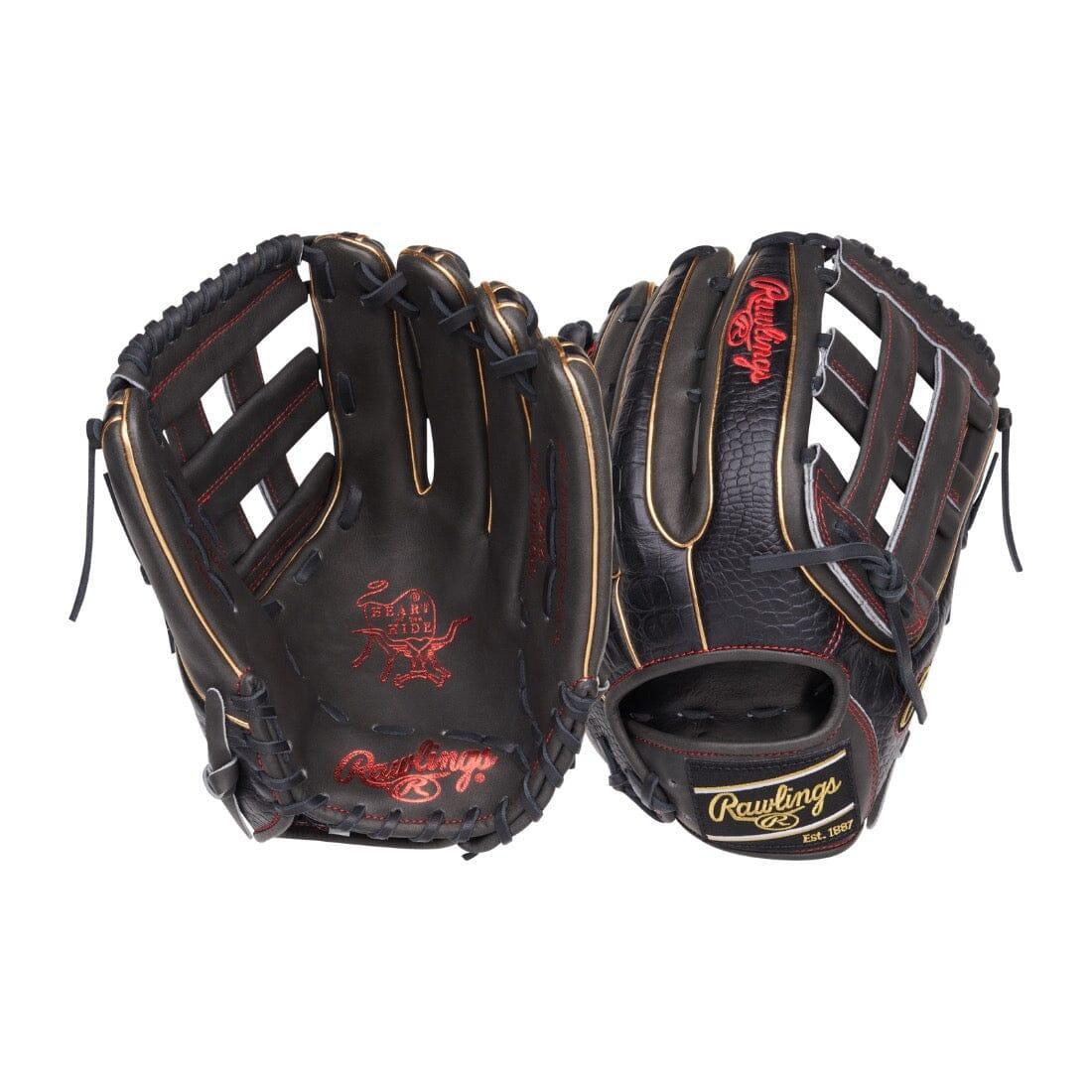 Rawlings Heart of the Hide Series 12.75 Inch Outfield Baseball Glove - PROR3319 6DS | Premium Leather Baseball Mitt for Outfielders, Perfect for Games, Practice & Training Sessions