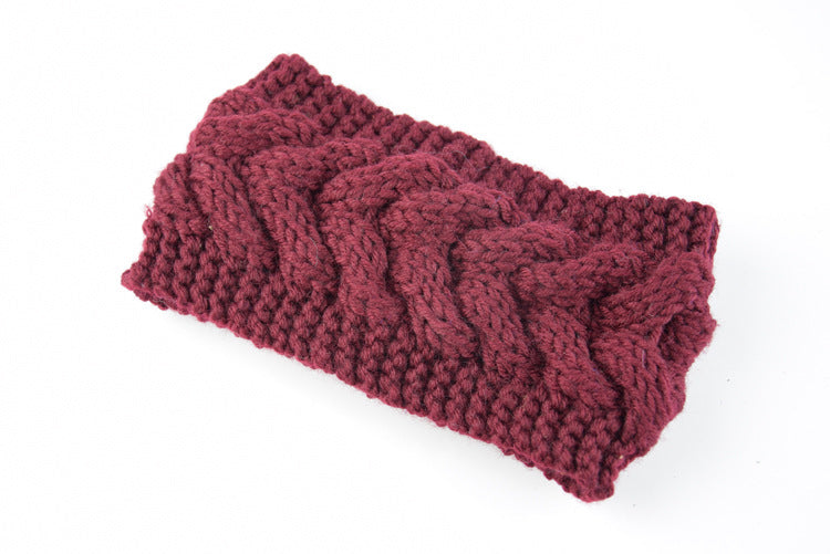 Warm Acrylic Thick Wool Knitted Headband for Women - Winter Fashion Hair Accessories - Perfect for Outdoor Activities & Cold Weather