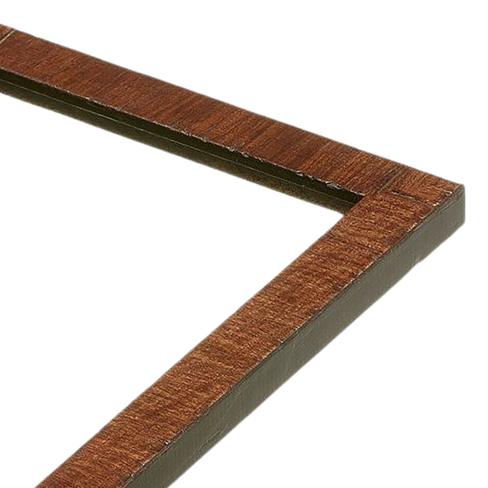 Cognac Narrow Width Table Top Frame - Premium Wooden Display Stand for Home & Office Decor | Perfect for Showcasing Photos, Artwork, and Collectibles
