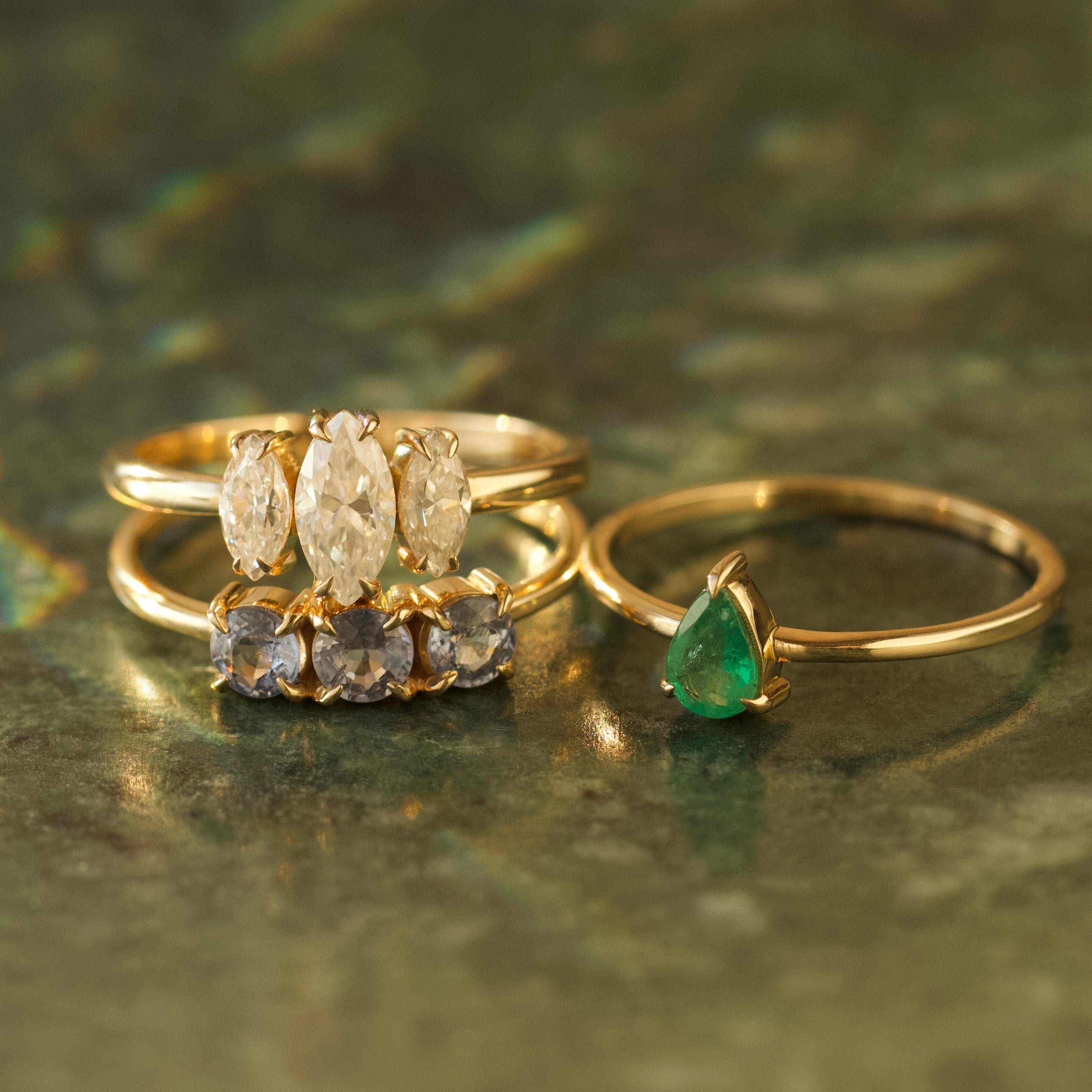 Melody Moissanite Marquise Ring – Elegant & Durable Engagement Ring for Women | Perfect for Weddings, Proposals & Anniversary Gifts