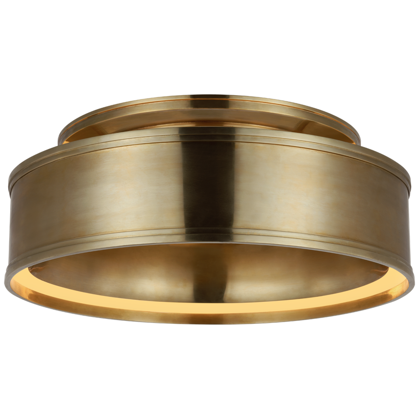 Connery 18 Inch Flush Mount Ceiling Light - Modern LED Fixture for Bedroom, Kitchen, Hallway & Living Room Lighting
