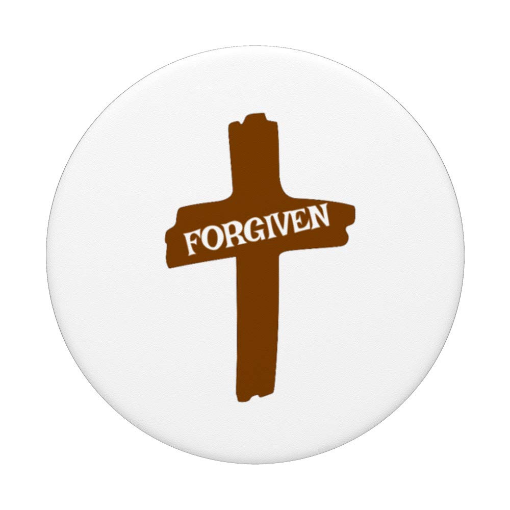 Forgiven Wooden Cross - Handcrafted Religious Wall Decor for Home, Church & Prayer - Perfect for Christian Gifts & Spiritual Decorations