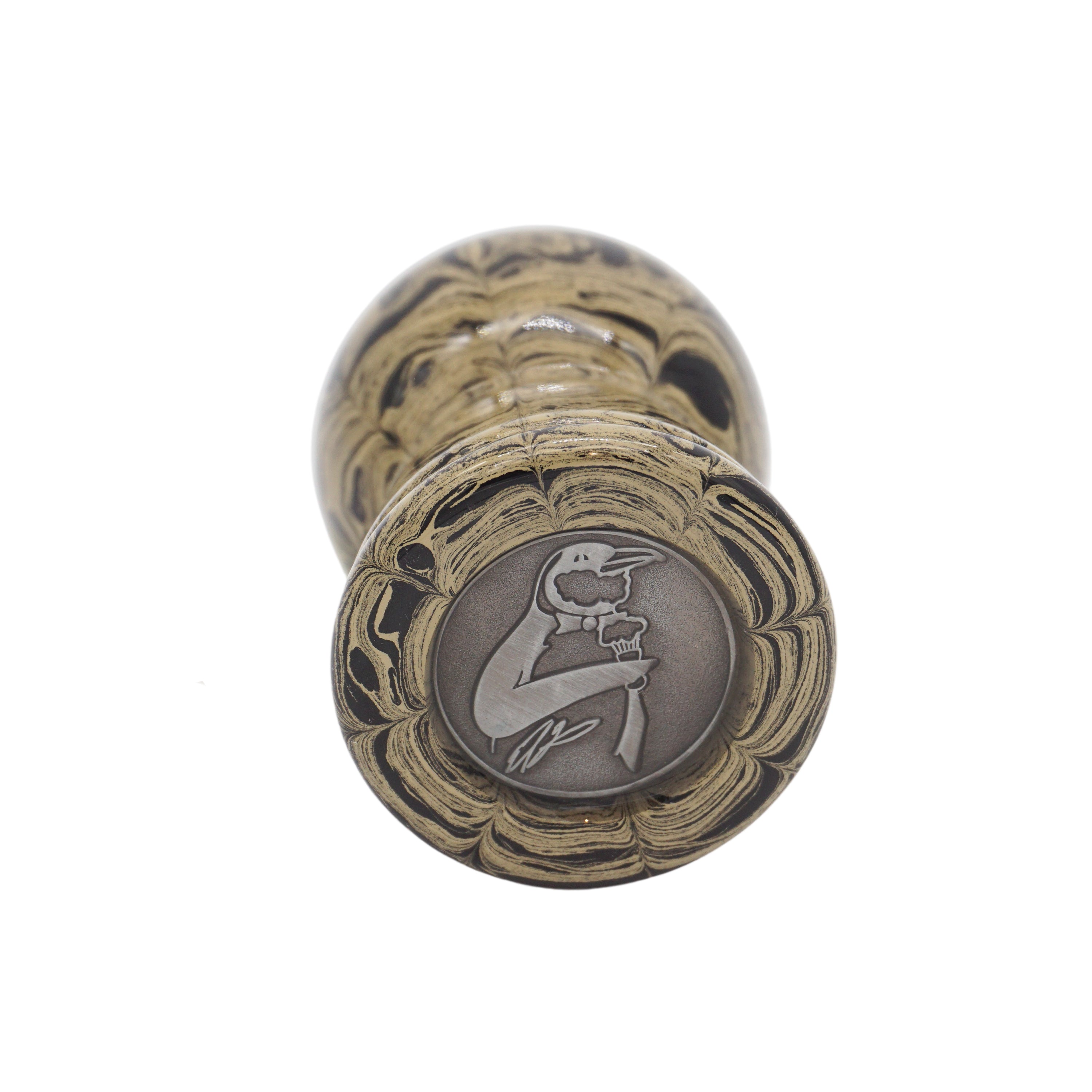 Premium Sand Ebonite Handcrafted Shaving Brush Handle - Fits 24mm & 26mm Knots - Perfect for Wet Shaving & Traditional Grooming Rituals