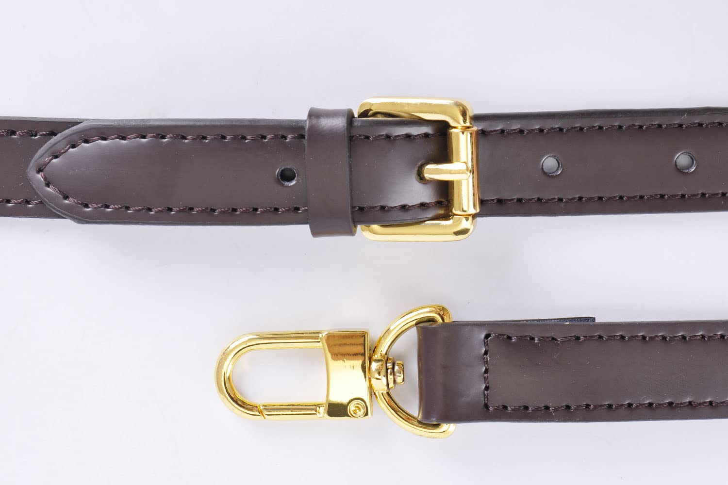 Genuine Vachetta Leather Crossbody Replacement Straps for Purses & Shoulder Bags - 0.71