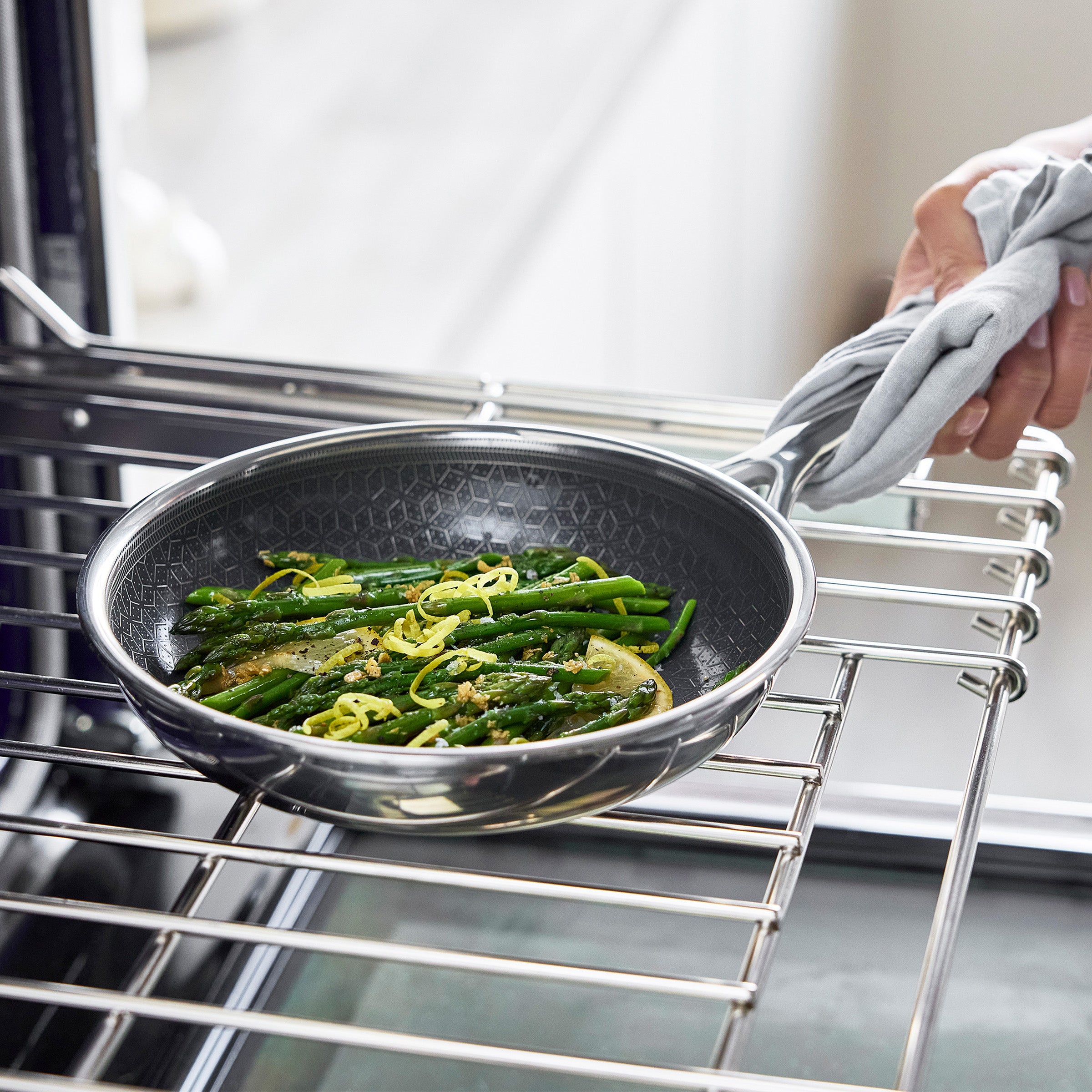 Spectra Thermobond Hybrid Ceramic Nonstick Frypan Set - 10 & 12 Inch Pans for Healthy Cooking | Perfect for Frying, Sautéing & Baking