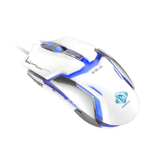 E Blue EMS618 4000DPI 1000Hz USB Wired Optical Gaming Mouse with 6 Buttons for PC, Laptop - Perfect for FPS, MMO & Esports Gaming