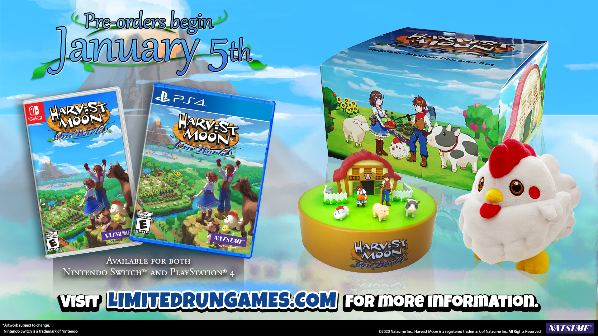 Harvest Moon: One World Collector's Edition for PS4 - Limited Edition Farming Simulation Game | Perfect for Fans & Gift Giving