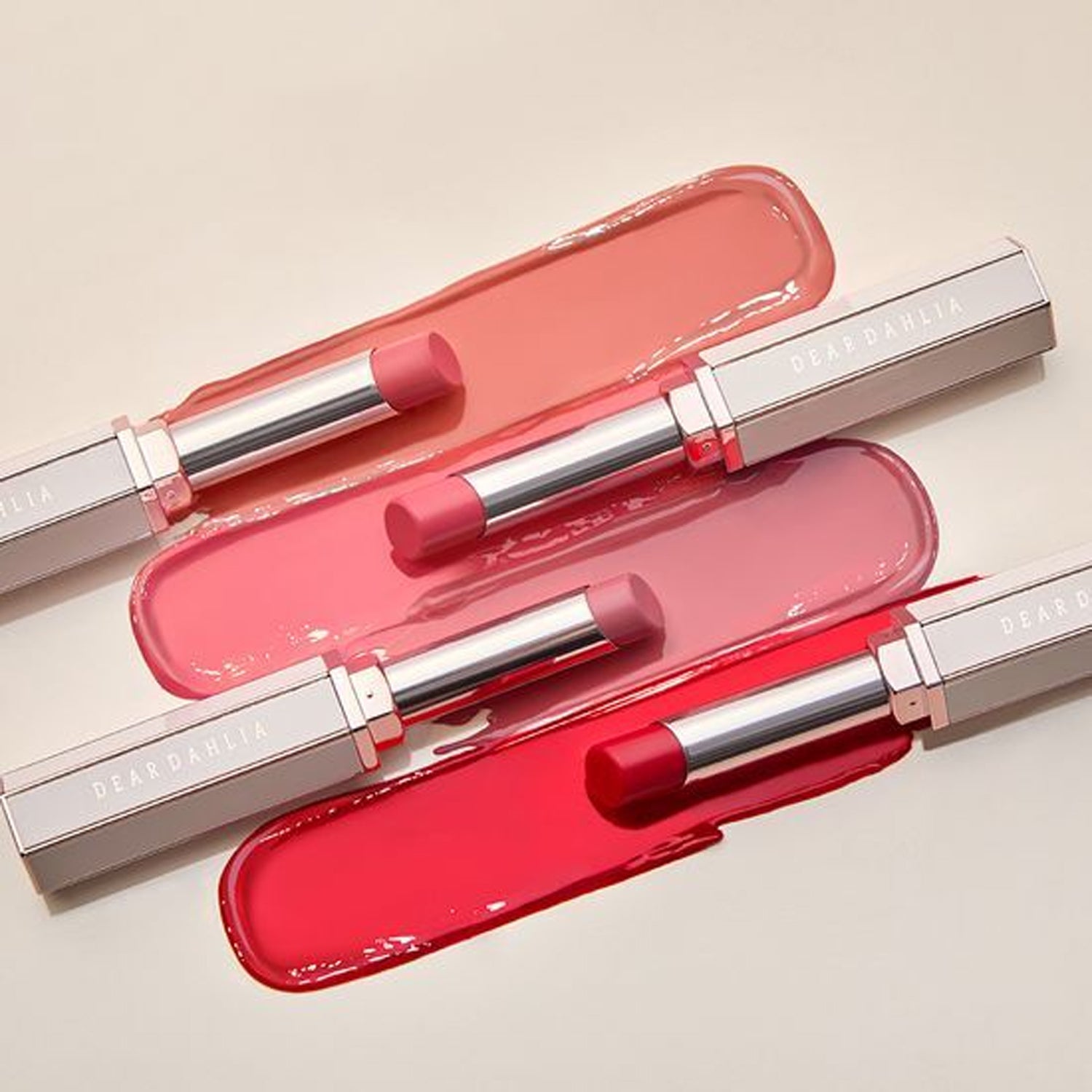 DEAR DAHLIA Lip Allure Glow Shine Lipstick - 2.4g Hydrating Lip Gloss with 8 Shade Options | Perfect for Everyday Wear, Date Night & Special Occasions