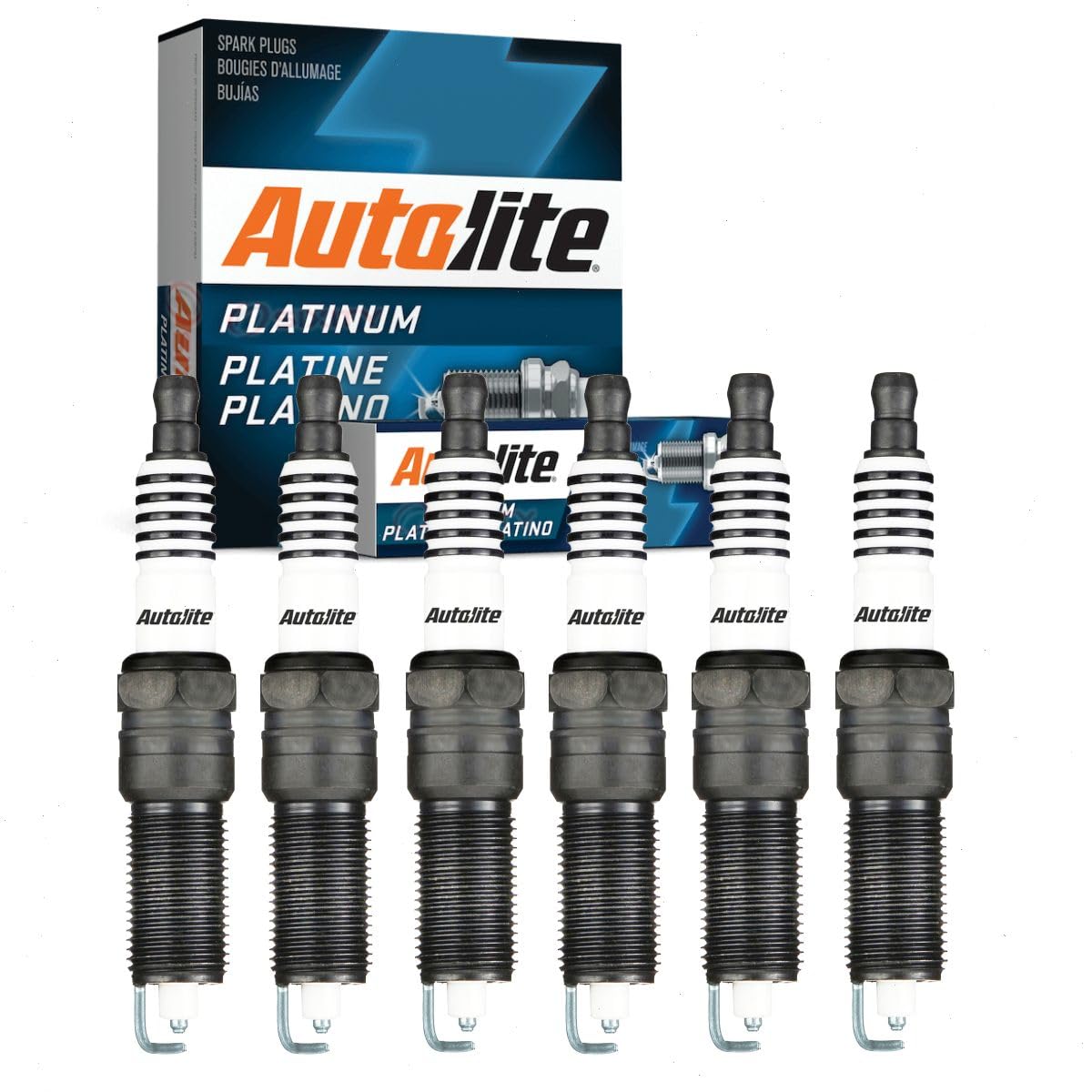 6-Piece Autolite Platinum Spark Plugs - Compatible with 2007-2011 Jeep Wrangler - High Performance Ignition for Off-Roading & Daily Driving