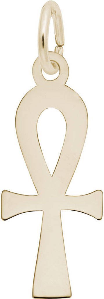 Rembrandt Ankh Charm Pendant Necklace - Egyptian Cross Symbol Jewelry for Women & Men - Perfect for Spiritual Gifts, Boho Fashion & Everyday Wear