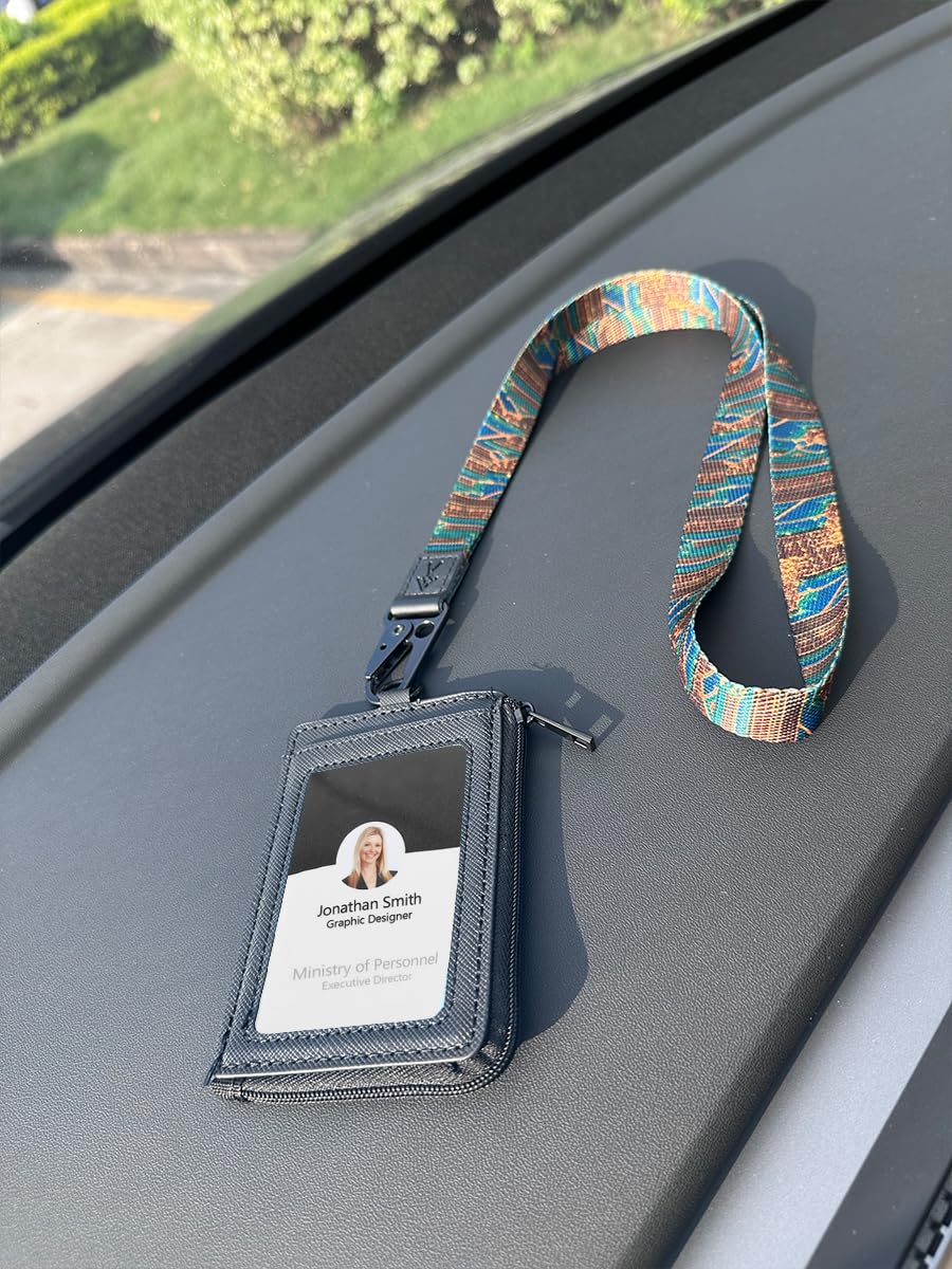 Cool Lanyards for Keys & ID Badges - Neck Strap Holder for Work & Events