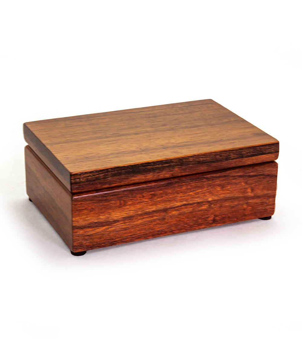 Koa Wood Music Box with Aloha Oe Song - Handcrafted Hawaiian Gift for Home Decor, Wedding Favors & Souvenirs