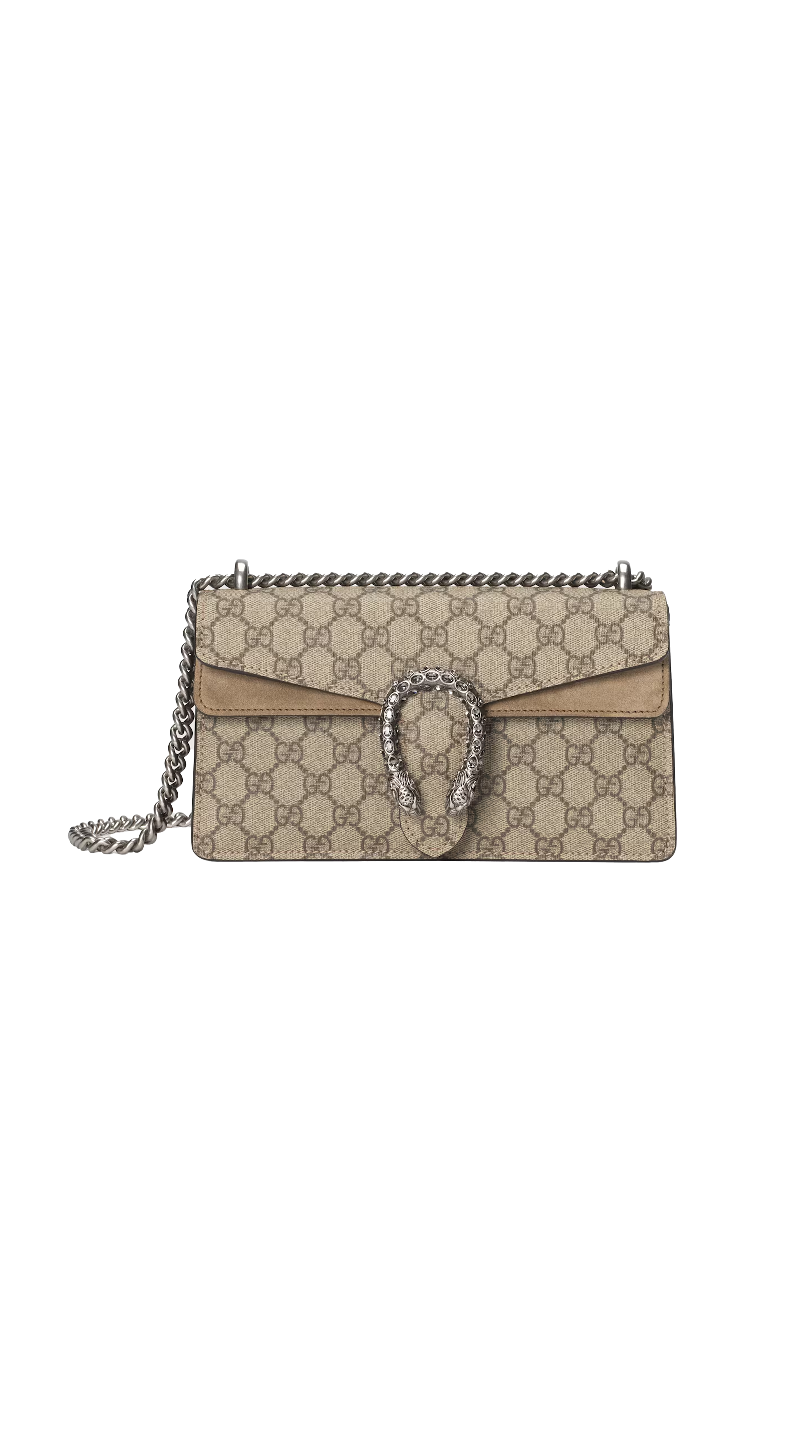 Dionysus Small Crossbody Bag in Beige & Ebony - Perfect for Everyday Use, Travel, and Evening Outfits