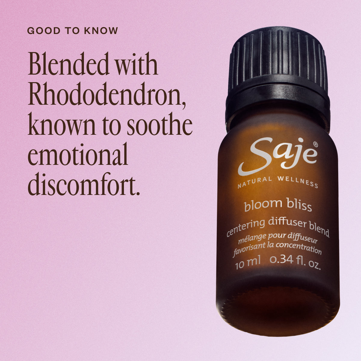 Bloom Bliss Centering Essential Oil Diffuser Blend - Relaxing Aromatherapy for Stress Relief & Meditation at Home