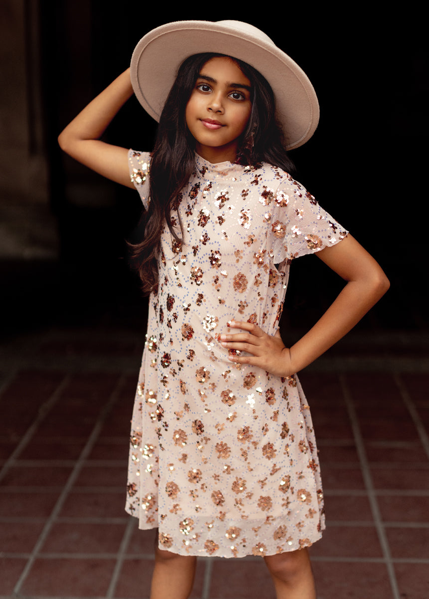 Ansel Dress in Shell - Elegant Women's Shell Dress for Casual & Formal Occasions | Perfect for Weddings, Parties & Office Wear