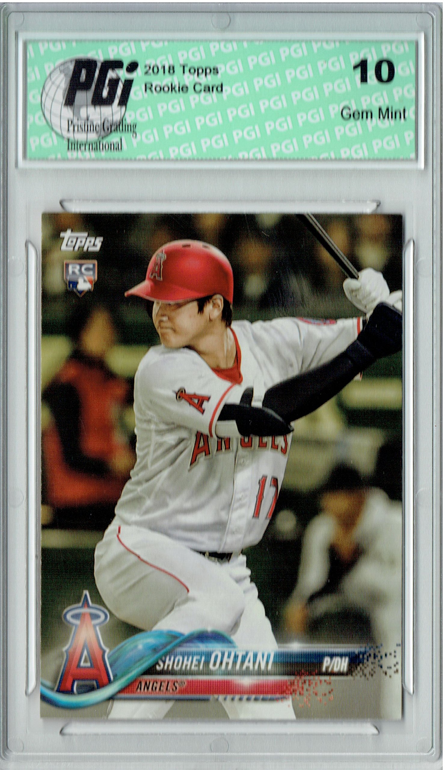2018 Topps Shohei Ohtani #A-17 SP Rookie Baseball Card PGI 10 Gem Mint - Perfect for Collectors & Sports Memorabilia Enthusiasts