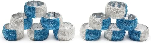 Teal & White Silver