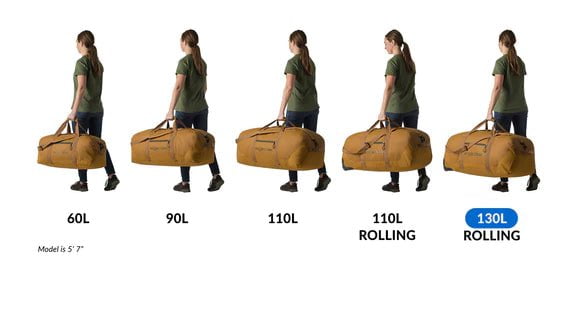 Eagle Creek No Matter What 60L Duffle Bag - Waterproof Travel Duffel for Camping, Hiking & Adventure Travel - Durable Carry-On Luggage for Outdoor Enthusiasts