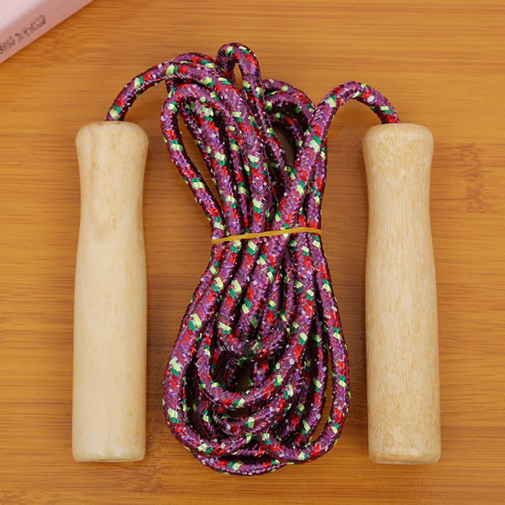 PartyKindom 5-Pack Kids Jump Ropes - Adjustable Length Exercise Skipping Ropes for Boys & Girls - Ideal for Indoor/Outdoor Play, Gym Class, and Fitness Training