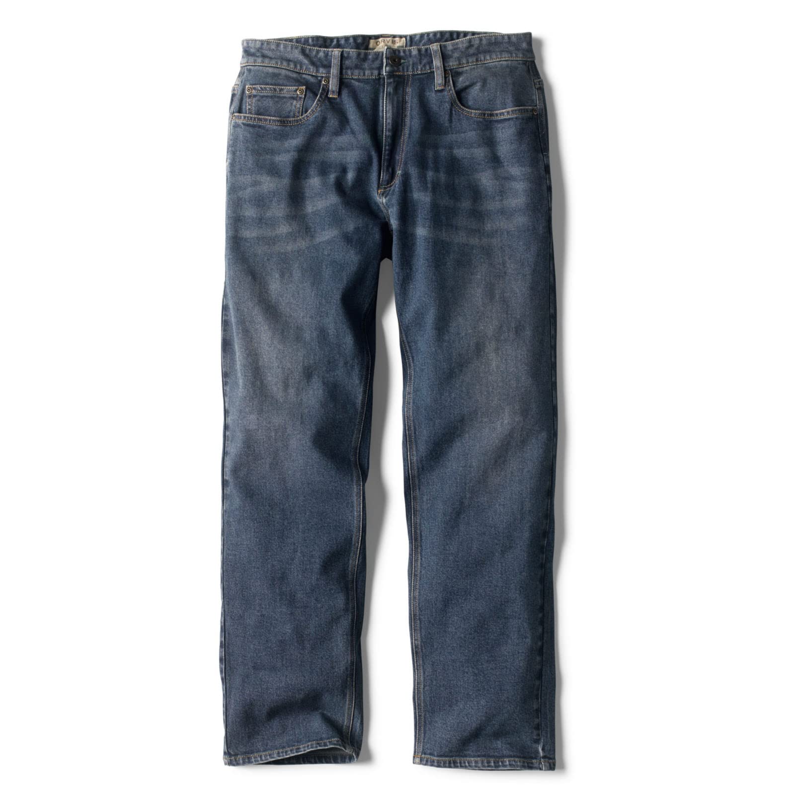 Orvis Men's Montana Morning Denim Pants - Comfortable Stretch Jeans for Outdoor Adventures & Casual Wear