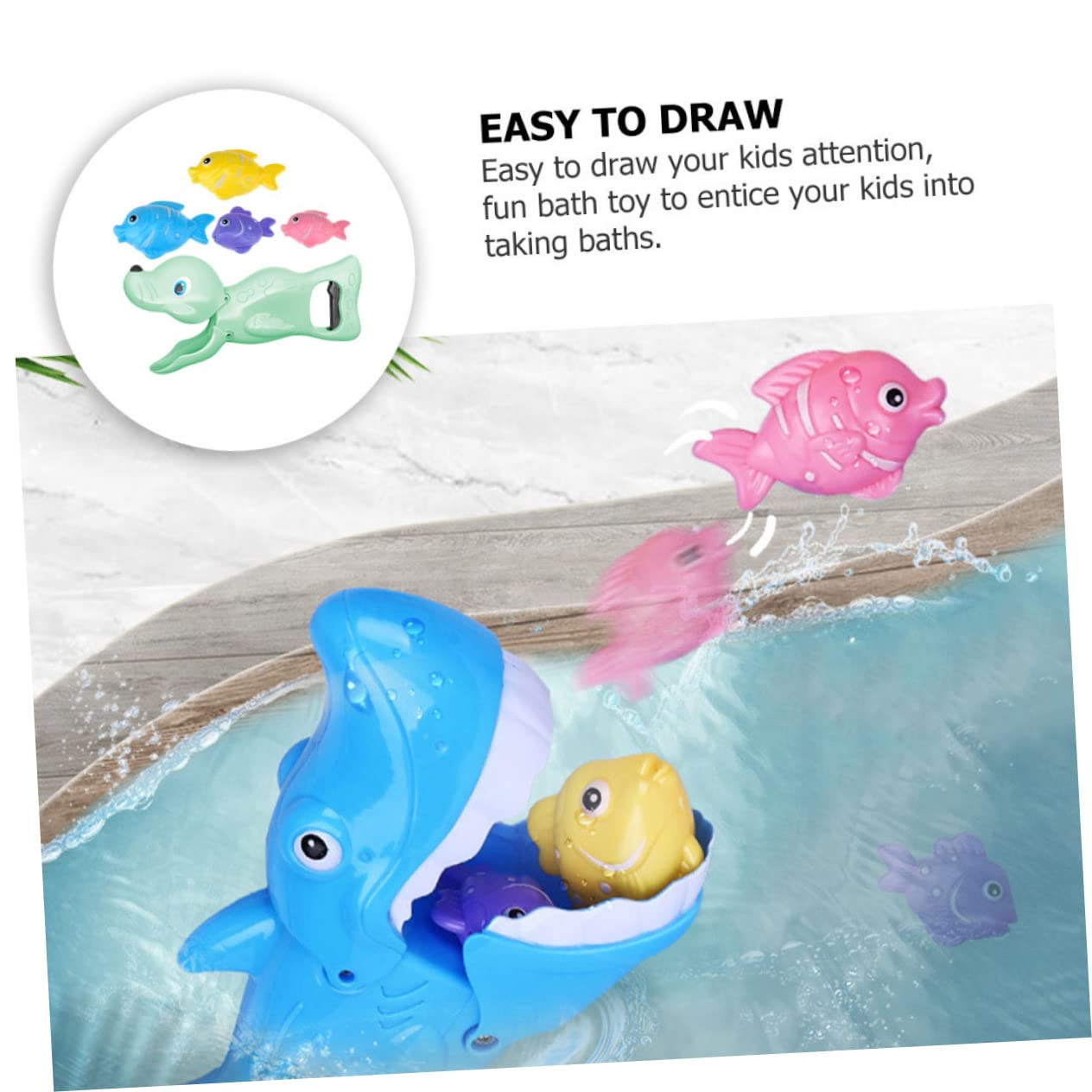 HEMOTON 2 Pack Bath Toys for Kids - Colorful Floating Light-Up Pool & Bathtub Toys for Toddlers | Fun Bath Time & Swimming Pool Playtime