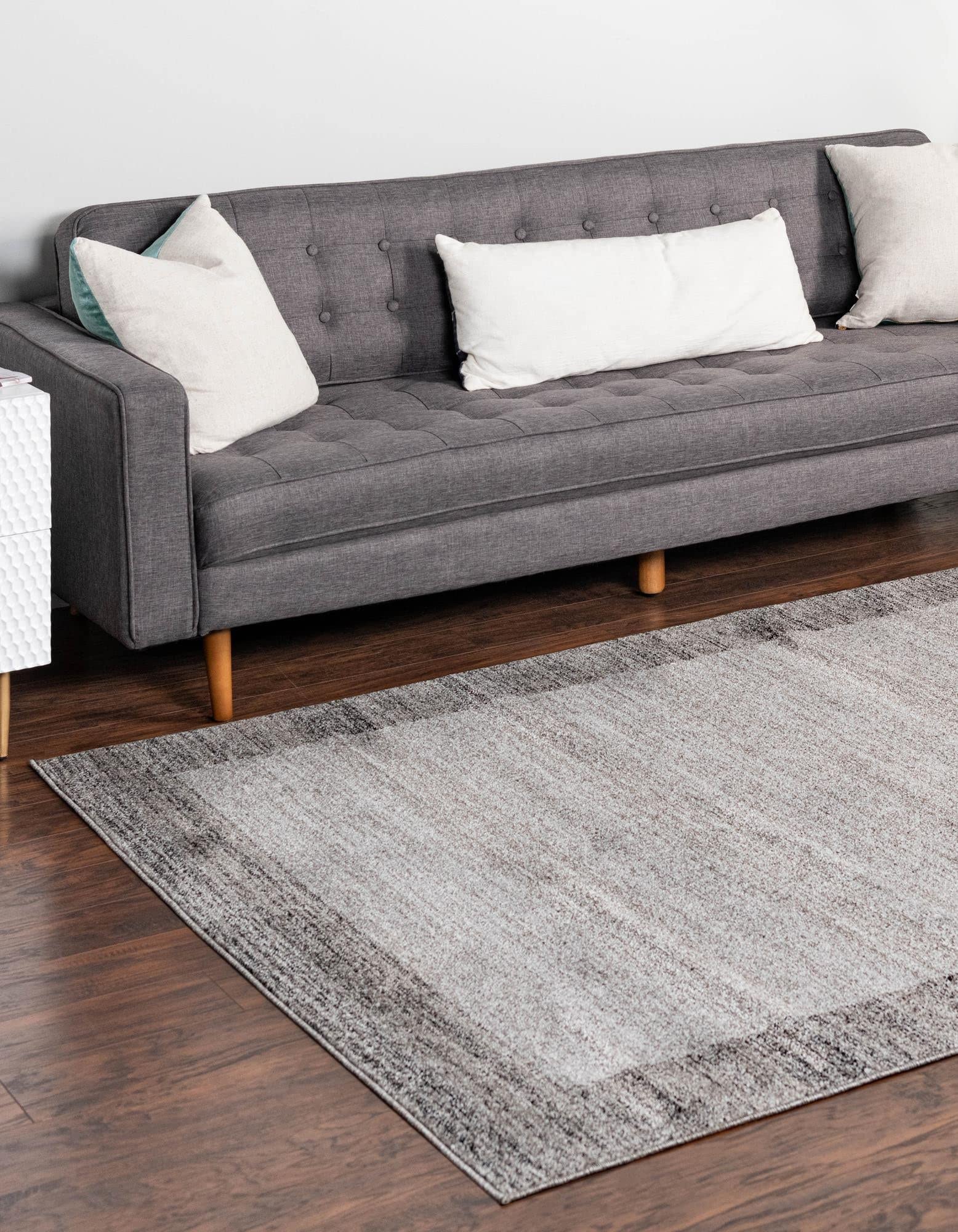 Angelica Collection 10' x 13' Light Gray Area Rug - Soft Medium Pile Living Room Carpet for Large Spaces, Dining Rooms & Open Floor Plans | Durable & Stylish Home Decor