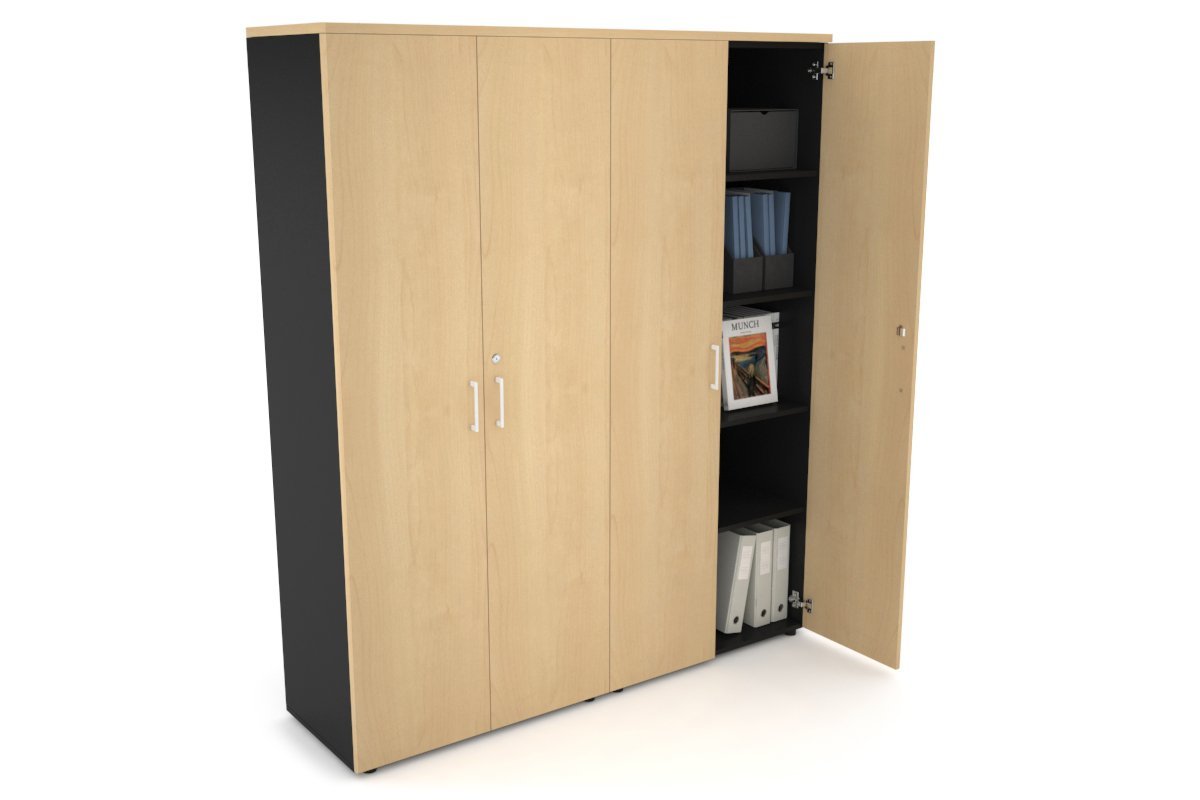 Large Storage Cabinet with Wide Doors - 62.9