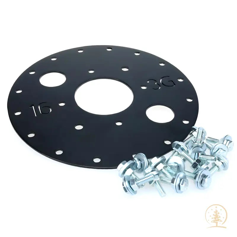 16 Peg Hook Head with Star Mount Adapter - Screw-On Tree Topper for 1.5