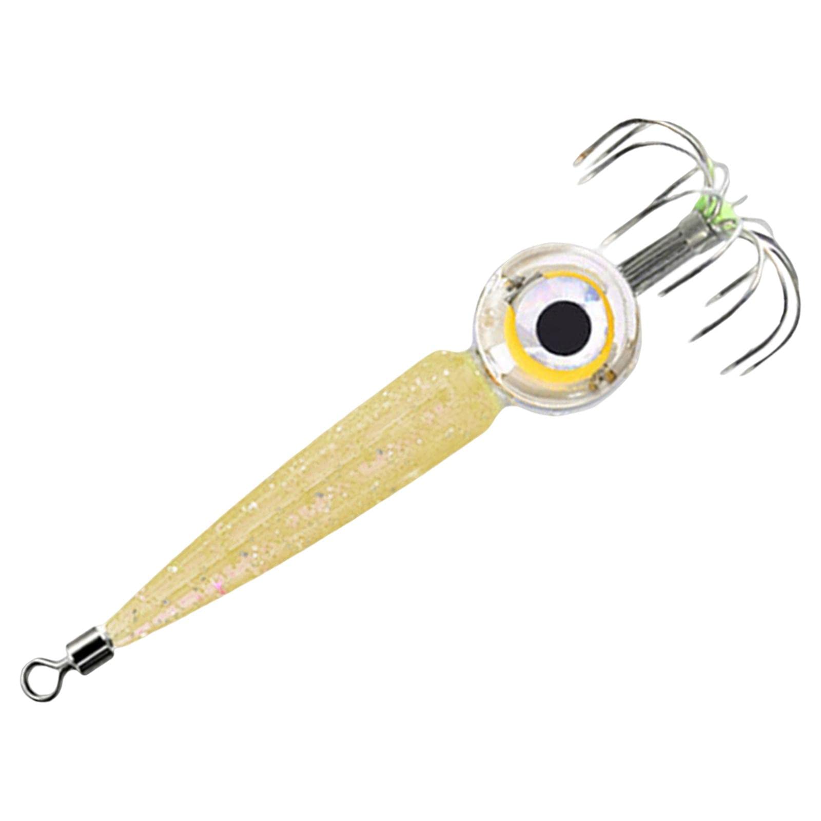 TOOYFUL Electronic Squid Lure Light Hook - LED Fishing Light for Night Squid Fishing, Waterproof & Durable Umbrella Hook Equipment - Perfect for Deep Sea, Pier, and Boat Fishing Adventures