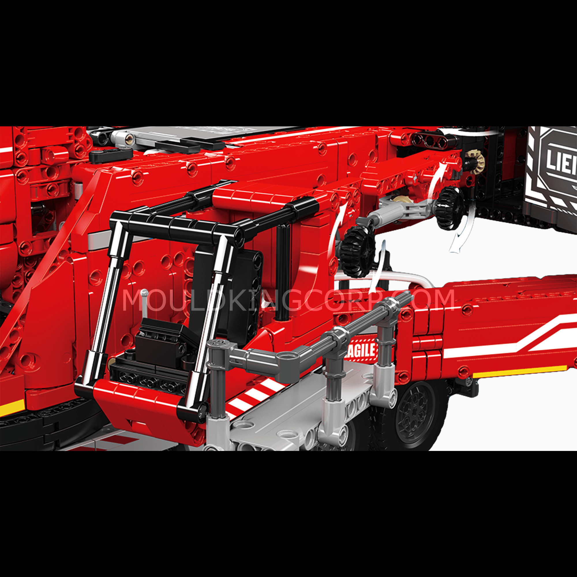 Mould King 17007 Ultimate Liebherr LTM 1120 Remote Control Crane Building Kit - 8506 Piece Technic Construction Set for Adults & Teens | STEM Toy, Engineering Model, Collector's Display, Birthday Gift for Boys & Girls | DIY Assembly Project for Home & Office Decor