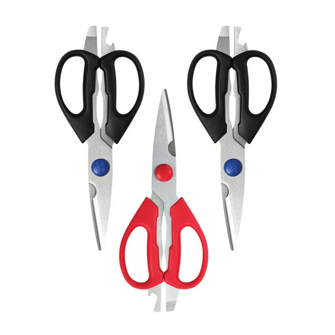Henckels Professional 3-Piece Stainless Steel Kitchen Shears Set - Heavy Duty Scissors for Cutting Meat, Poultry, Herbs & More | Perfect for Cooking, Food Prep & Crafting