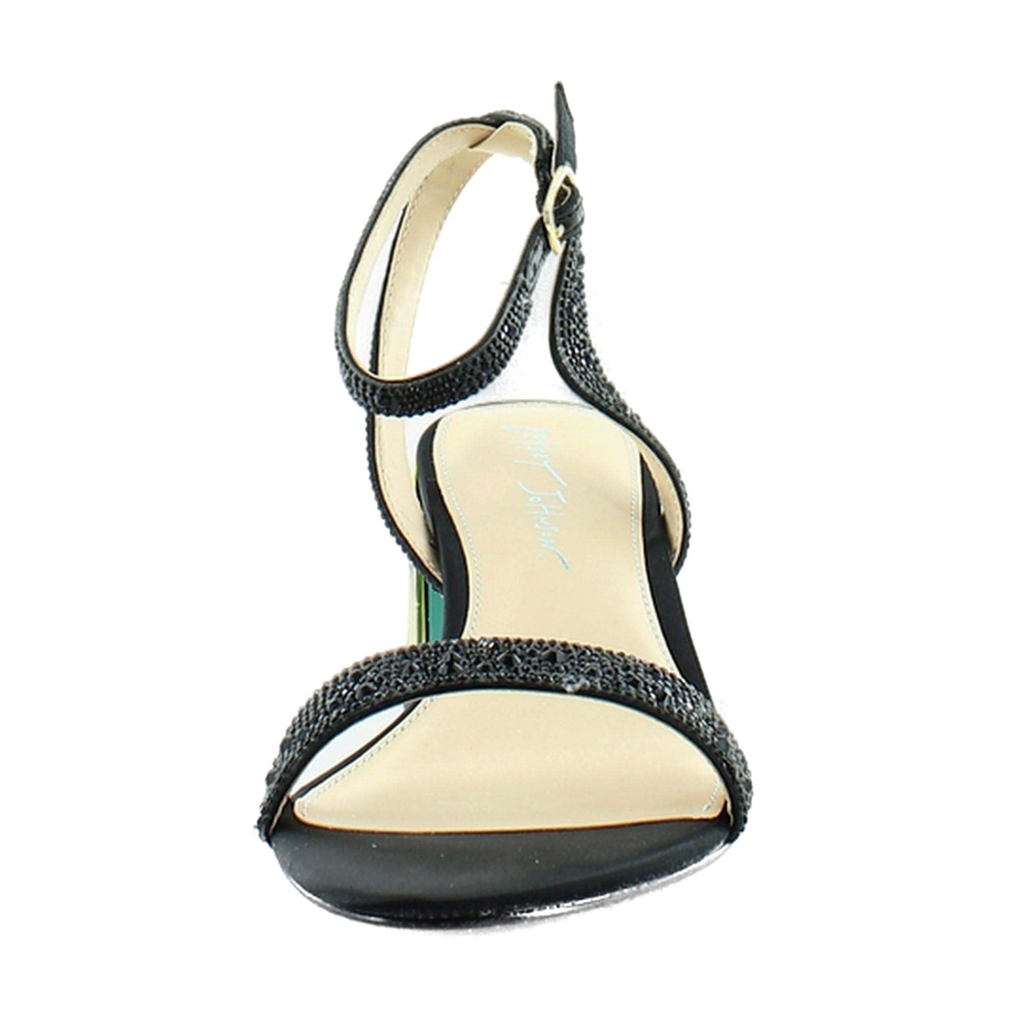 Betsey Johnson Women's Jean Heeled Sandals - Stylish Denim Wedge Sandals for Women | Perfect for Summer Outfits, Beach Vacations & Casual Dates
