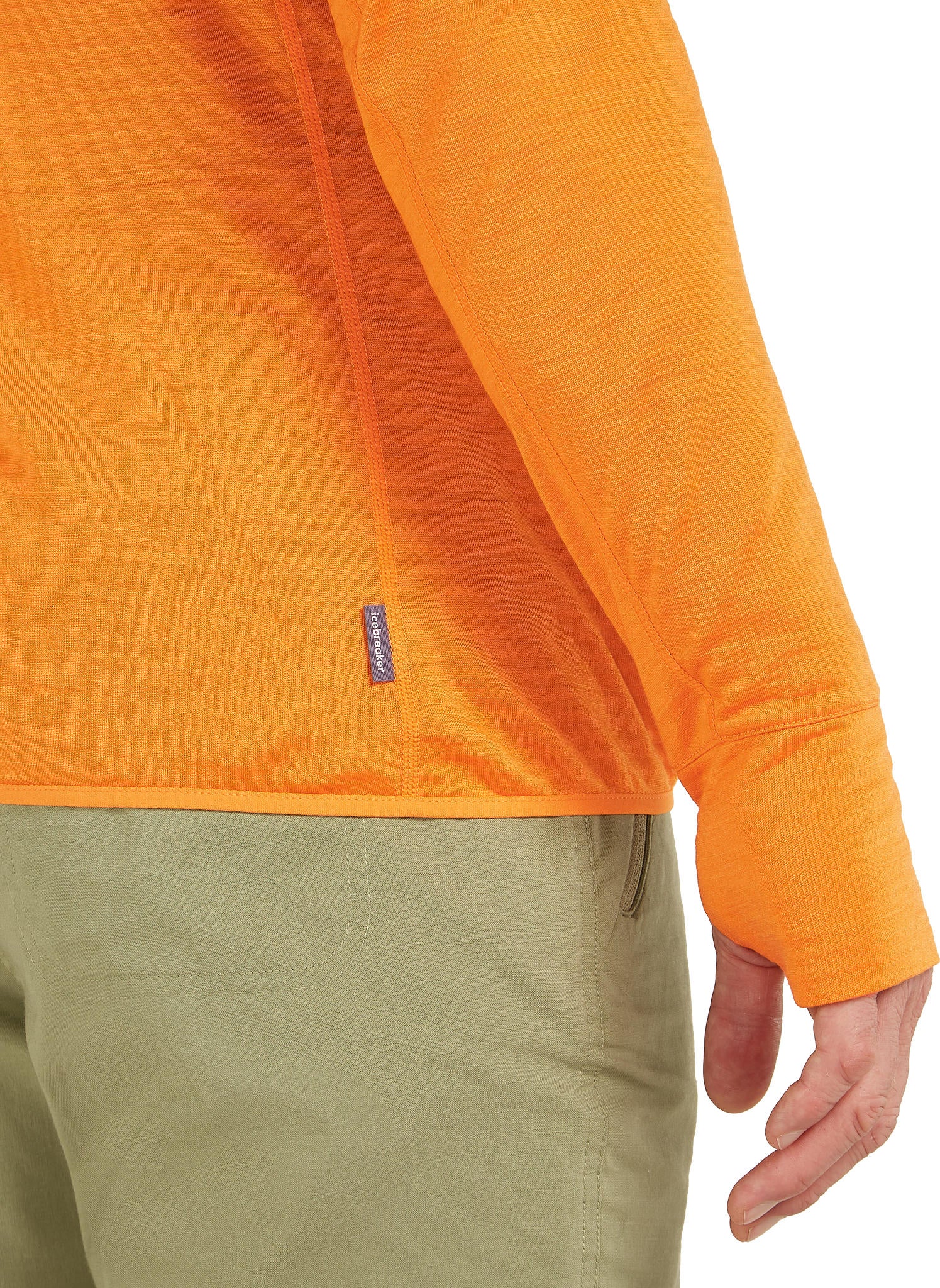 200 RealFleece Descender Merino Blend Long Sleeve Half Zip Jacket for Men - Warm & Breathable Outdoor Hiking, Camping & Winter Sports Activewear