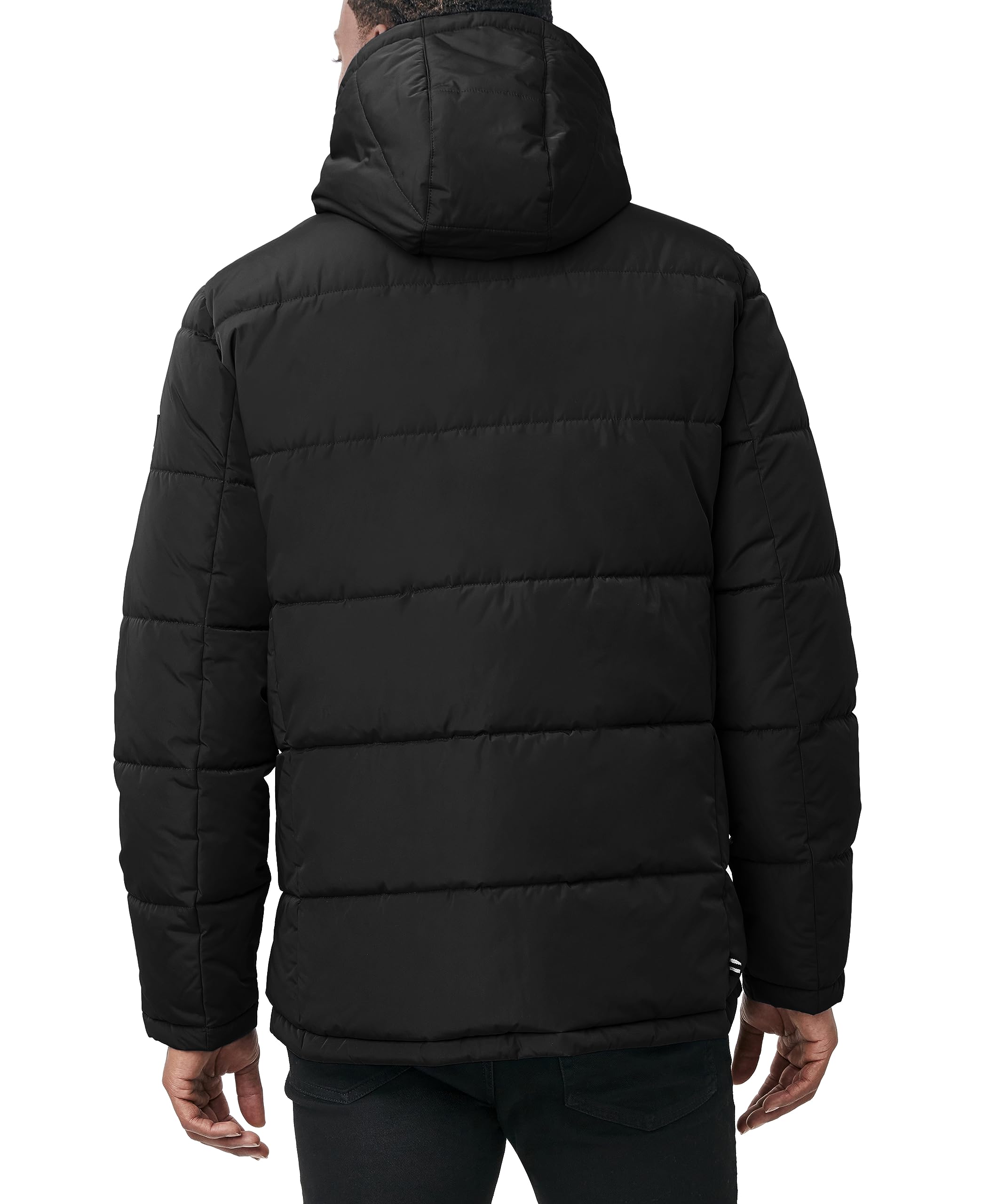 Nautica Men's Waterproof Windproof Hooded Parka Jacket - Winter Outerwear for Hiking, Camping & Outdoor Activities